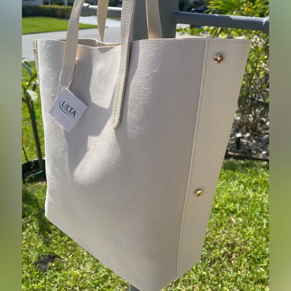 ULTA Beauty Studded Tote Bag In Neutral - Picture 4 of 12